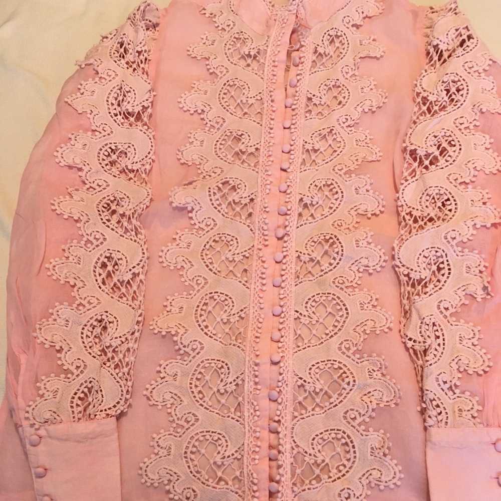 Boston Proper Lace Blouse